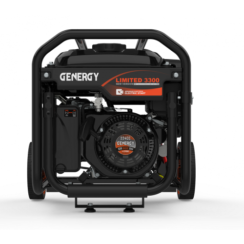 Генератор бензиновий GENERGY LIMITED 3300, 3,3кВт, 1ф, колеса, електростартер