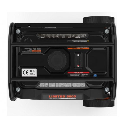 Генератор бензиновий GENERGY LIMITED 5000 RC V2, 4,5кВт, 1ф, колеса, електростартер