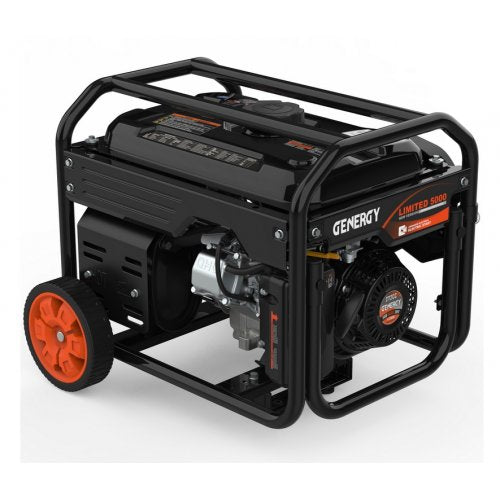 Генератор бензиновий GENERGY LIMITED 5000 RC V2, 4,5кВт, 1ф, колеса, електростартер